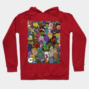 Creepy Creature Coloring Collection - Cover Art Hoodie